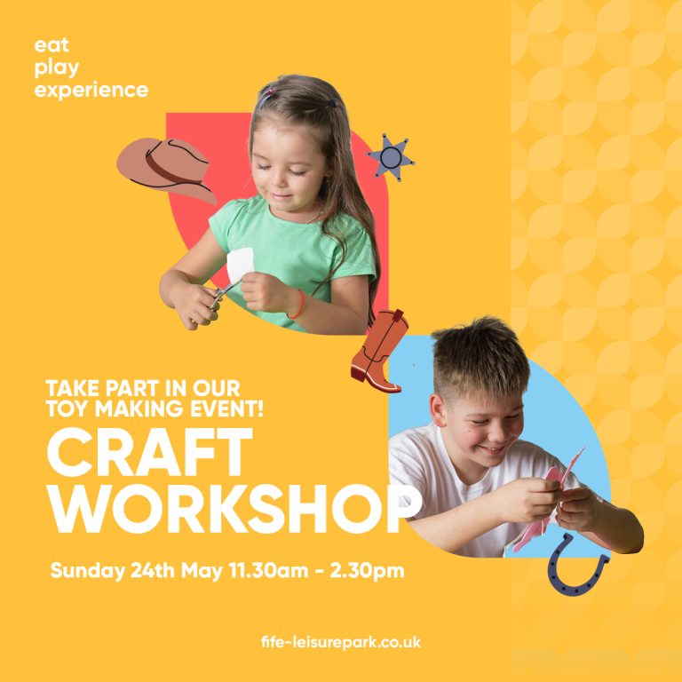 FREE toy workshop 1 B5678 FIFE Craft workshop Social Tile 1200 x 1200