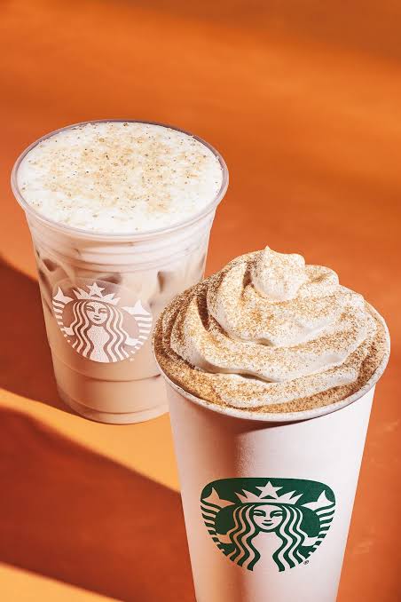 PSL season had landed 2 Starbucks drinks
